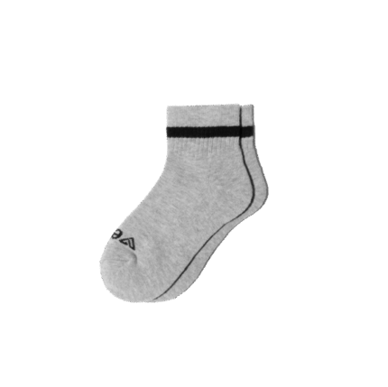 Kids Mid Crew Socks Vessi Australia Grey