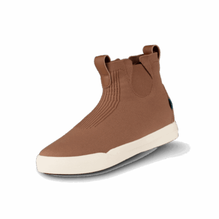 Vessi Australia Women's Weekend Chelsea Caramel Brown On Off White